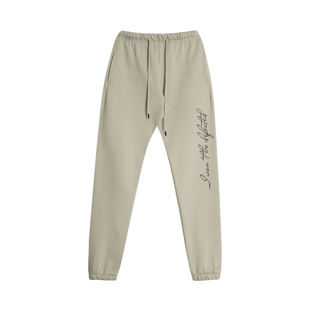 I won't be defeated joggers